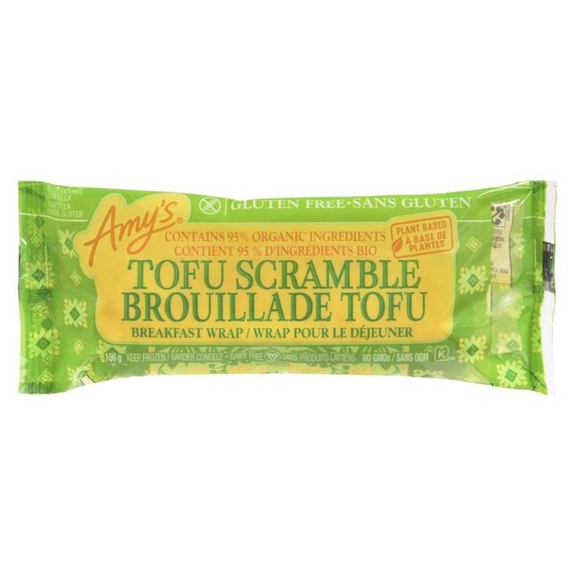 Gluten Free Tofu Scramble Breakfast Wrap