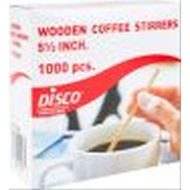 5.5 in Wood Coffee Stirrer