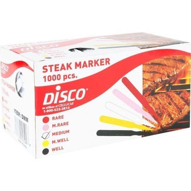 Medium White Steak Marker