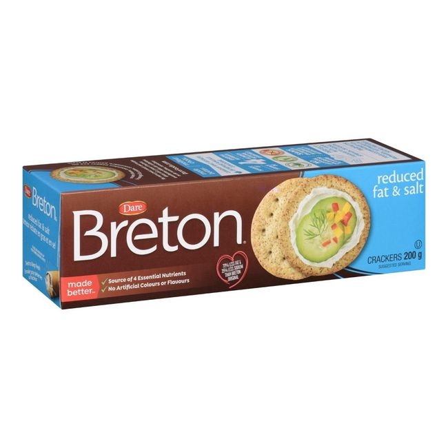 Reduced Fat and Salt Crackers