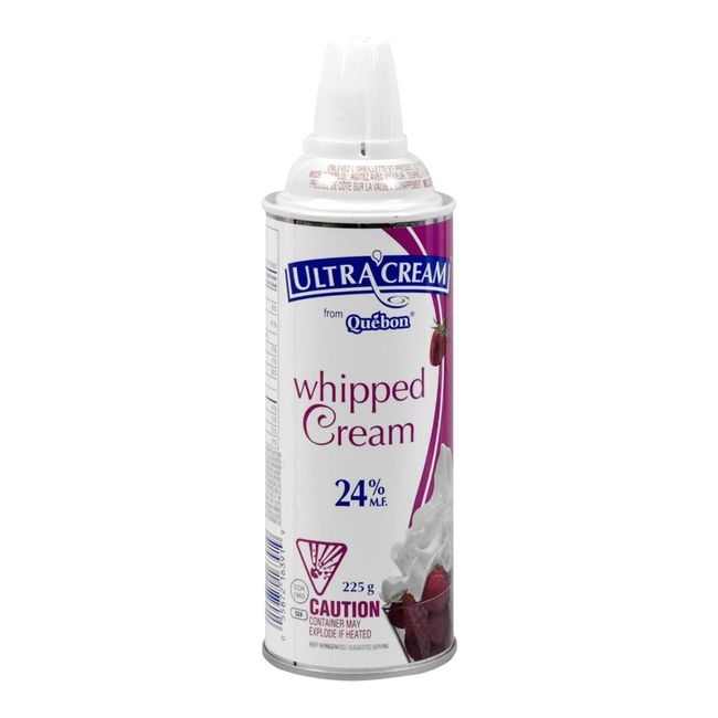 24 Percent Milk Fat Whipped Cream