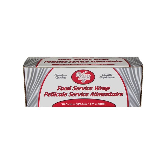 39 Gauge PVC Food Service Wrap with Metal Cutter