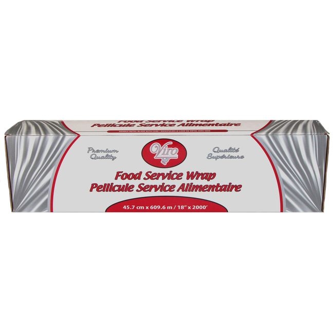 39 Gauge PVC Food Service Wrap with Metal Cutter