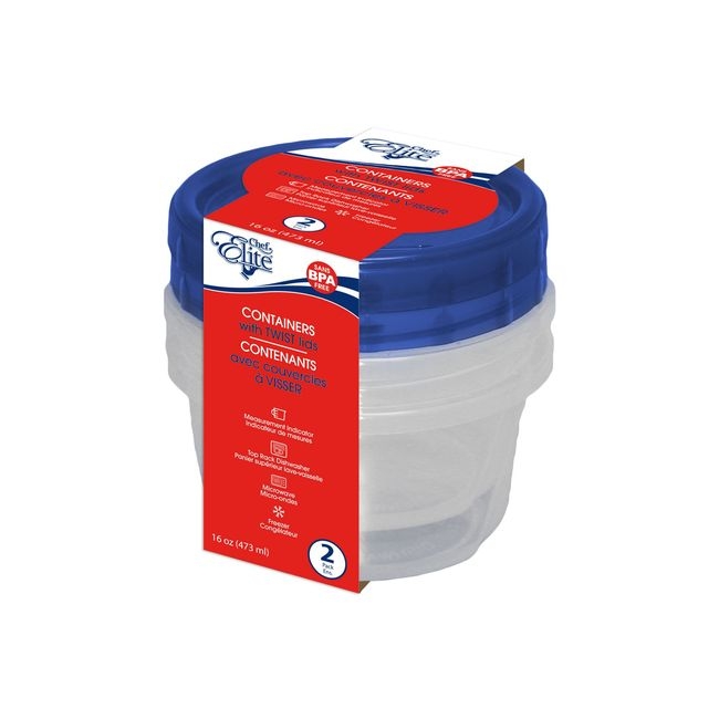 16 oz Container with Twist Lid