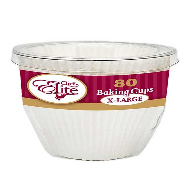 White Extra Large Baking Cup