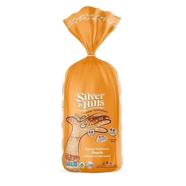 Organic Sesame Sunflower Sprouted Whole Grain Bagel