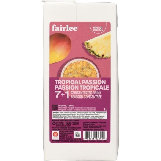 7+1 Tropical Passion Juice Concentrate