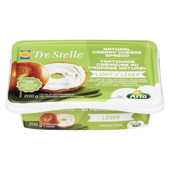 Light Natural Cream Cheese Spread