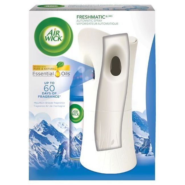 Freshmatic Mountain Breeze Spray Dispenser and Refill