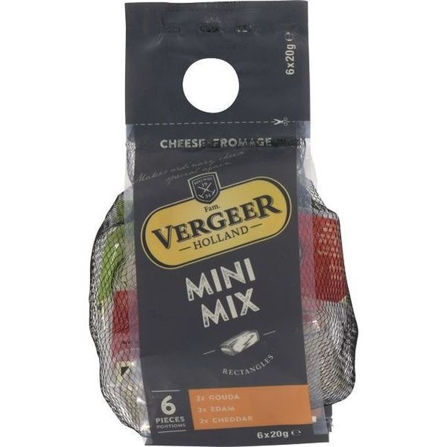 Prepackaged Mini Assorted Holland Cheese - Portion Pack
