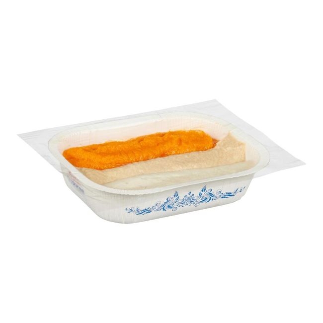 Chicken with Lemon Carrot Sweet Potato and Herb Puree