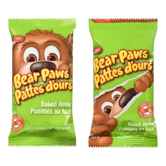 Bear Paws Baked Apple Cookies