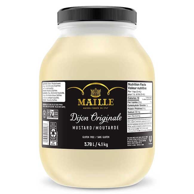 Dijon Originale Mustard Jar, 3.78 Liter