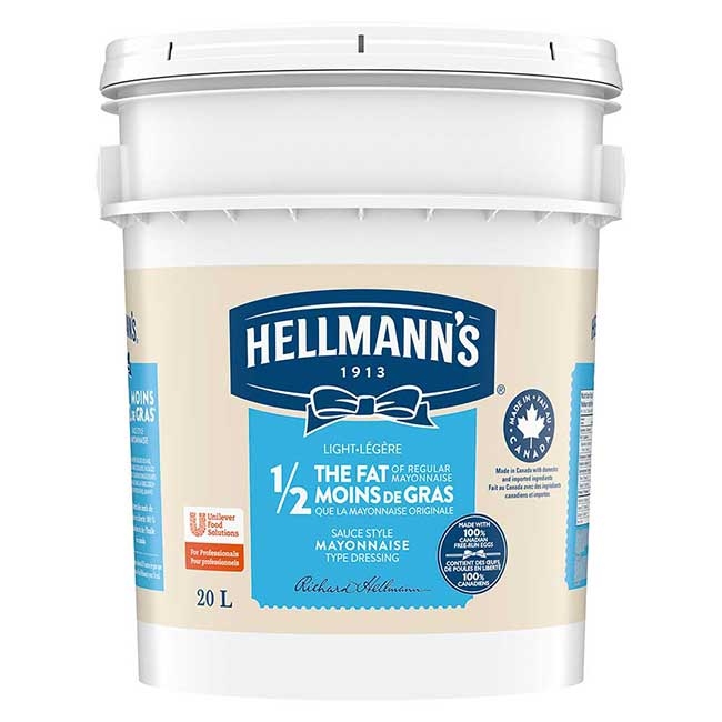 1/2 the Fat Mayonnaise Pail