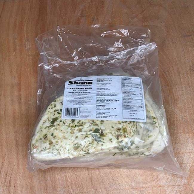 Chilli Coriander Teardrop Naan