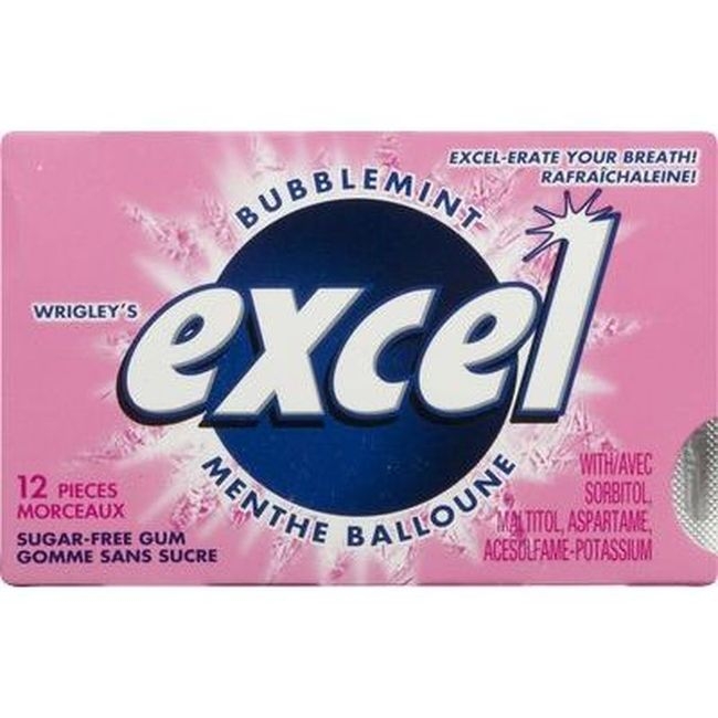 Bubblemint Sugar Free Gum