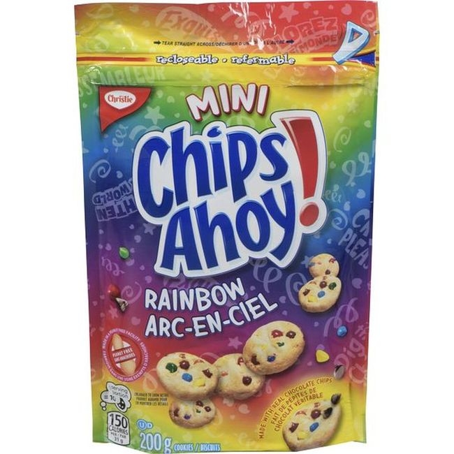 Chips Ahoy Rainbow Cookies