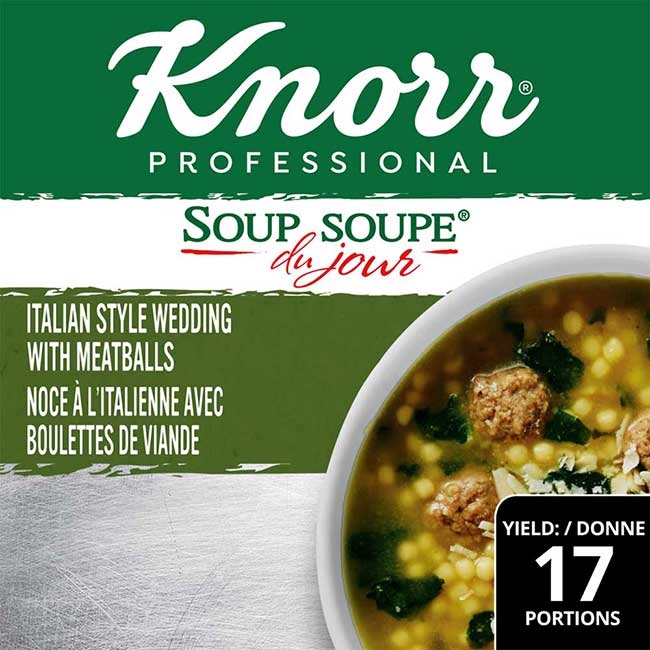 Soup du Jour Italian Style Wedding with Meatballs Soup Mix