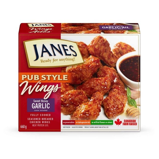 Honey Garlic Style Cooked Chicken Wings