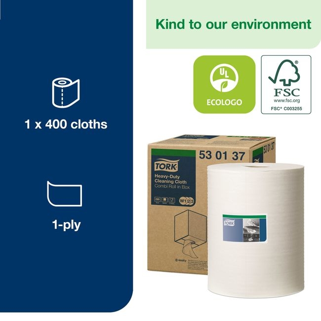 White W2 1 Ply Heavy Duty Cleaning Cloth