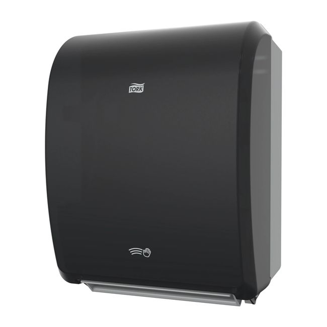 H71 Black Electronic Paper Hand Towel Roll Dispenser