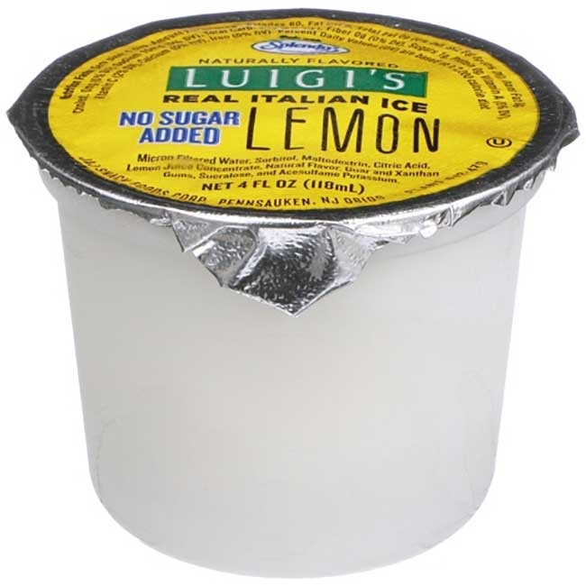 No Sugar Added Lemon Real Italian Ice