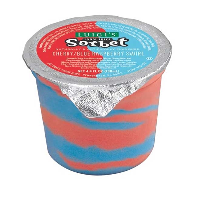 Cherry Blue Raspberry Swirl Sorbet