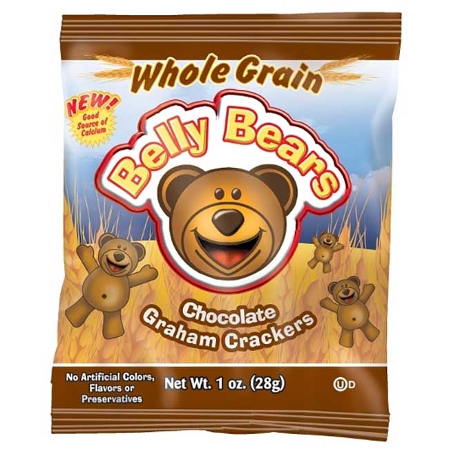 Belly Bears 51 Percent Whole Grain Chocolate Graham Cracker