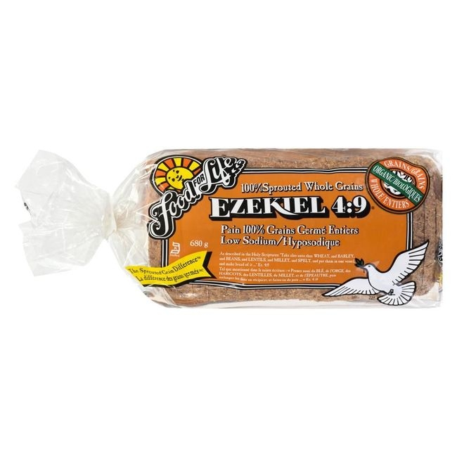 Ezekiel 4:9 Organic Low Sodium Sprouted Whole Grain Bread
