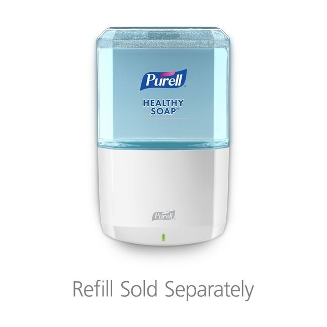 White ES8 Touch-Free Soap Dispenser for 1200 mL HEALTHY SOAP Refills