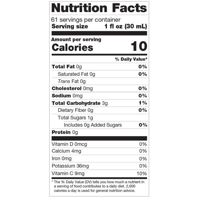 Lime Juice Not From Concentrate, 61.5 Ounce