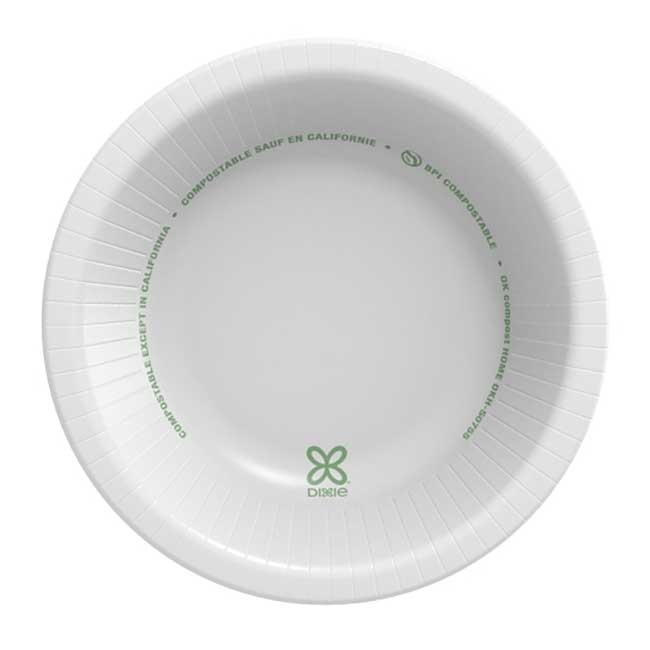 Medium-weight White Paper Bowl
