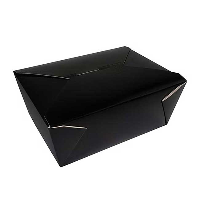 Black Number 4 Take Out Box