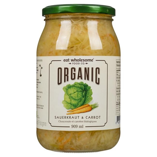 Organic Sauerkraut and Carrot