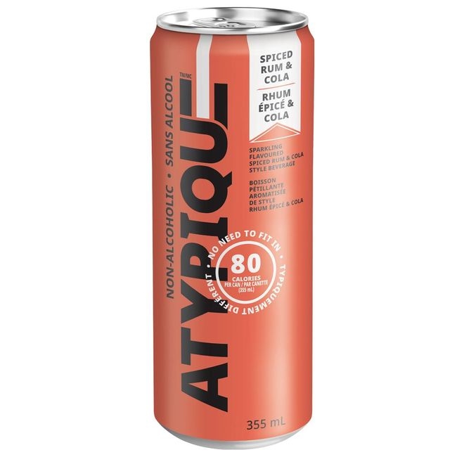 Alcohol Free Spicy Rum and Cola Cocktail