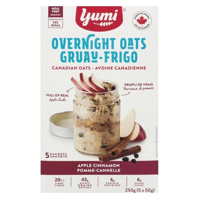 Apple Cinnamon Overnight Oats