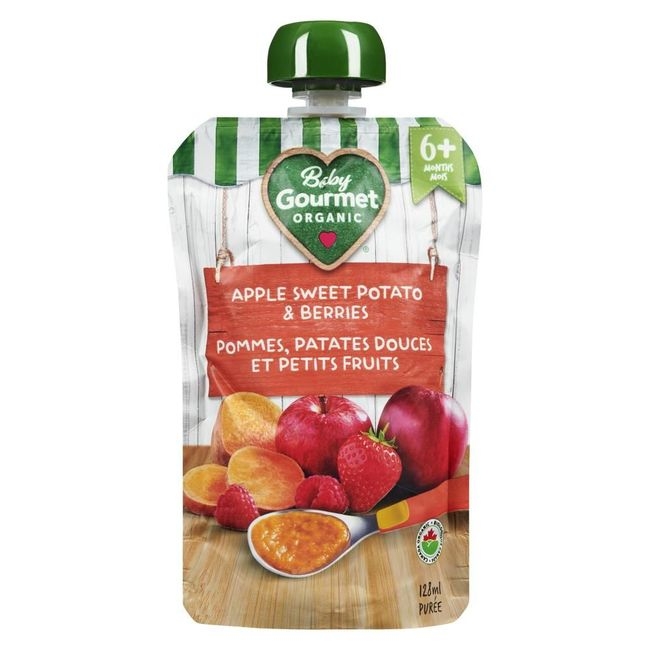 Organic Apple Sweet Potato and Berries Puree