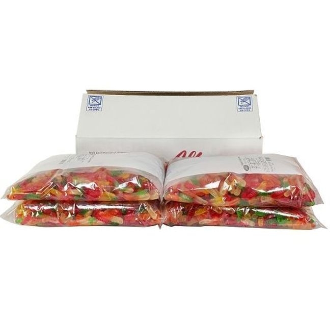 Mini Assorted Fruit Gummy Worms