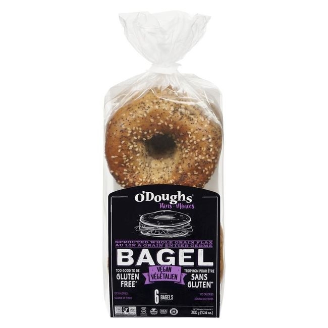 Sprouted Whole Grain Flax Bagel Thins