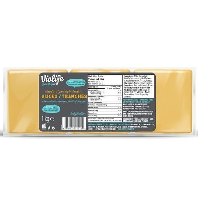 Vegan Cheddar Flavor Slices