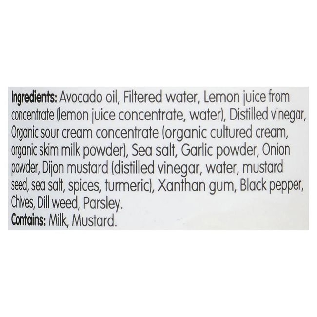 Classic Avocado Oil Ranch Dressing