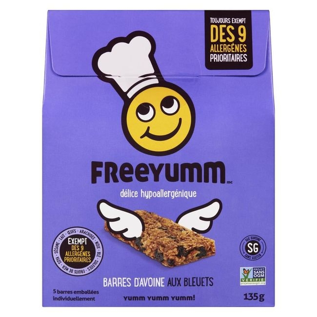 Blueberry Oat Soft Baked Bars