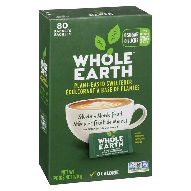 Stevia Monk Fruit Sweetener Packets