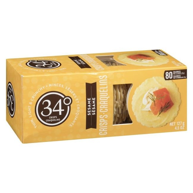 Sesame Thin Light and Crunchy Crisps