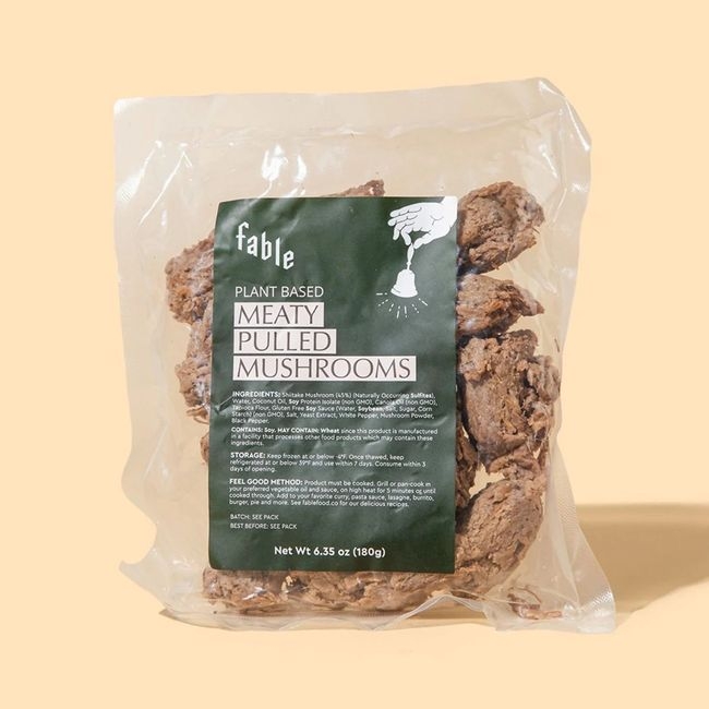 Plant Based Meaty Pulled Shiitake Mushroom