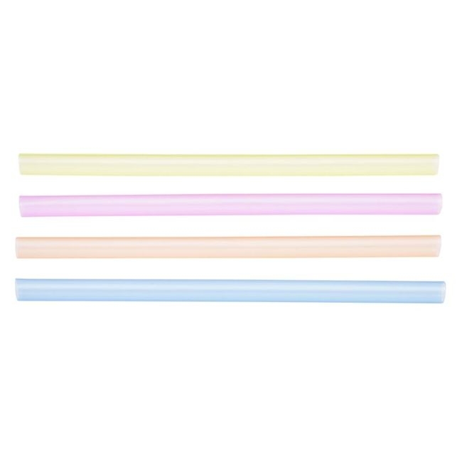 8 in Assorted Color Polypropylene Neon Bubble Tea Straw