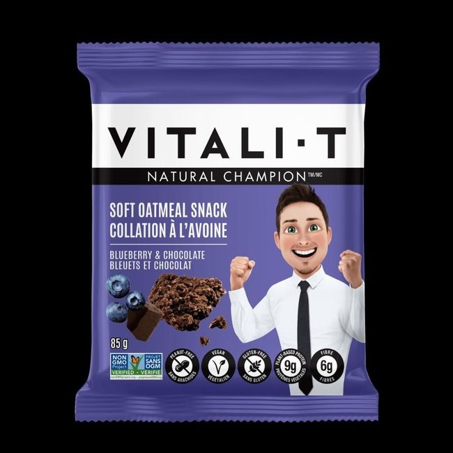 Natural Champion Blueberry and Chocolate Oatmeal Cookie