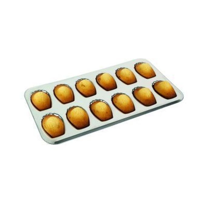 Tinned Stamped Madeleine Sheet