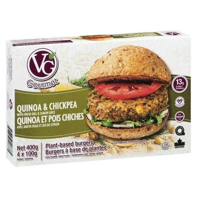 Quinoa and Chickpea Vegan Burger