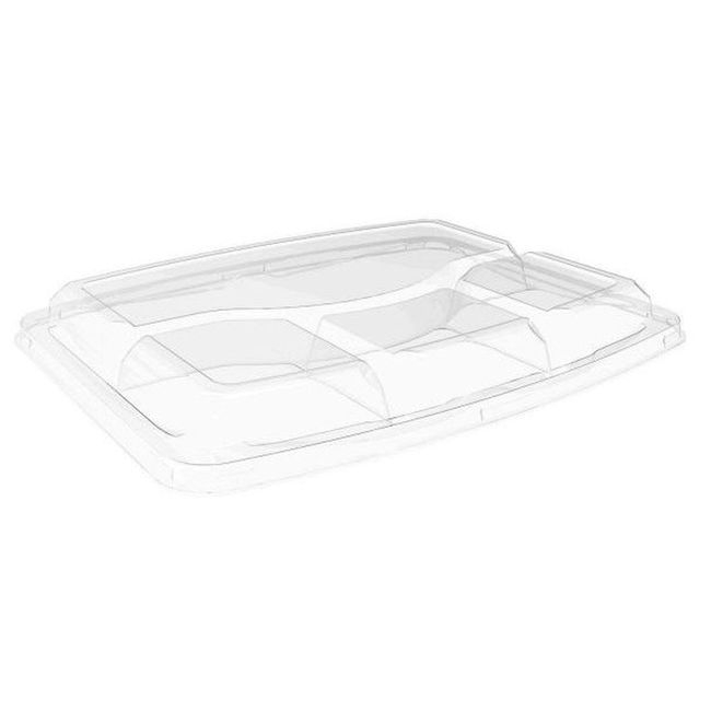 Dome Lid for R-0254 4 Compartment Tray